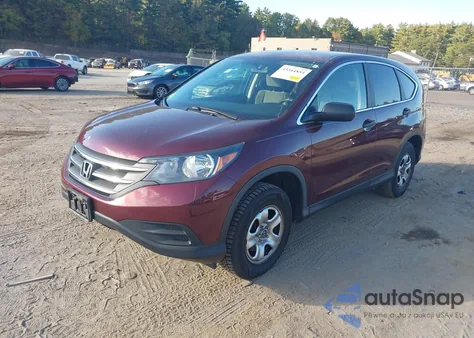 2013 Honda Cr-V Lx z USA, uszkodzony, nr VIN 5J6RM4H32DL036787